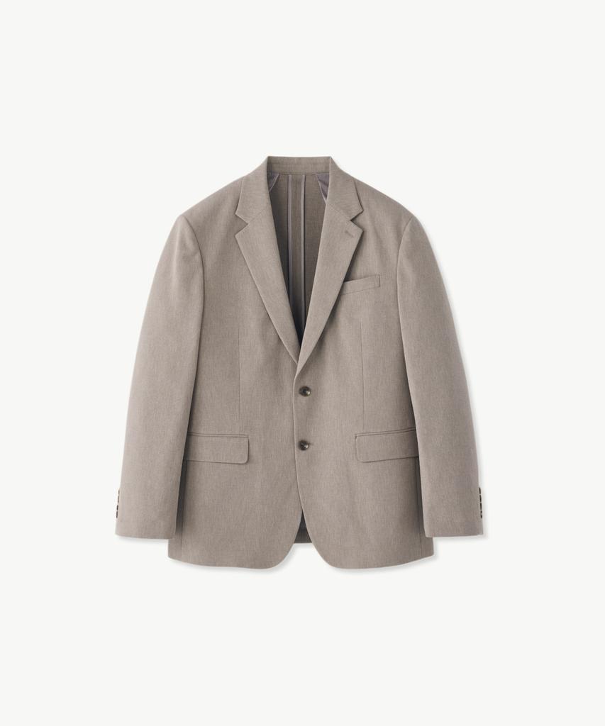 Stco 4-Way-Stretch Lightweight Twill Setup Jacket Beige (Relaxed Fit)_Sejwb02Nsd
