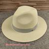 Trendy Plus Size Men's Panama Straw Hat for Sun Protection on Beach & Summer Travel