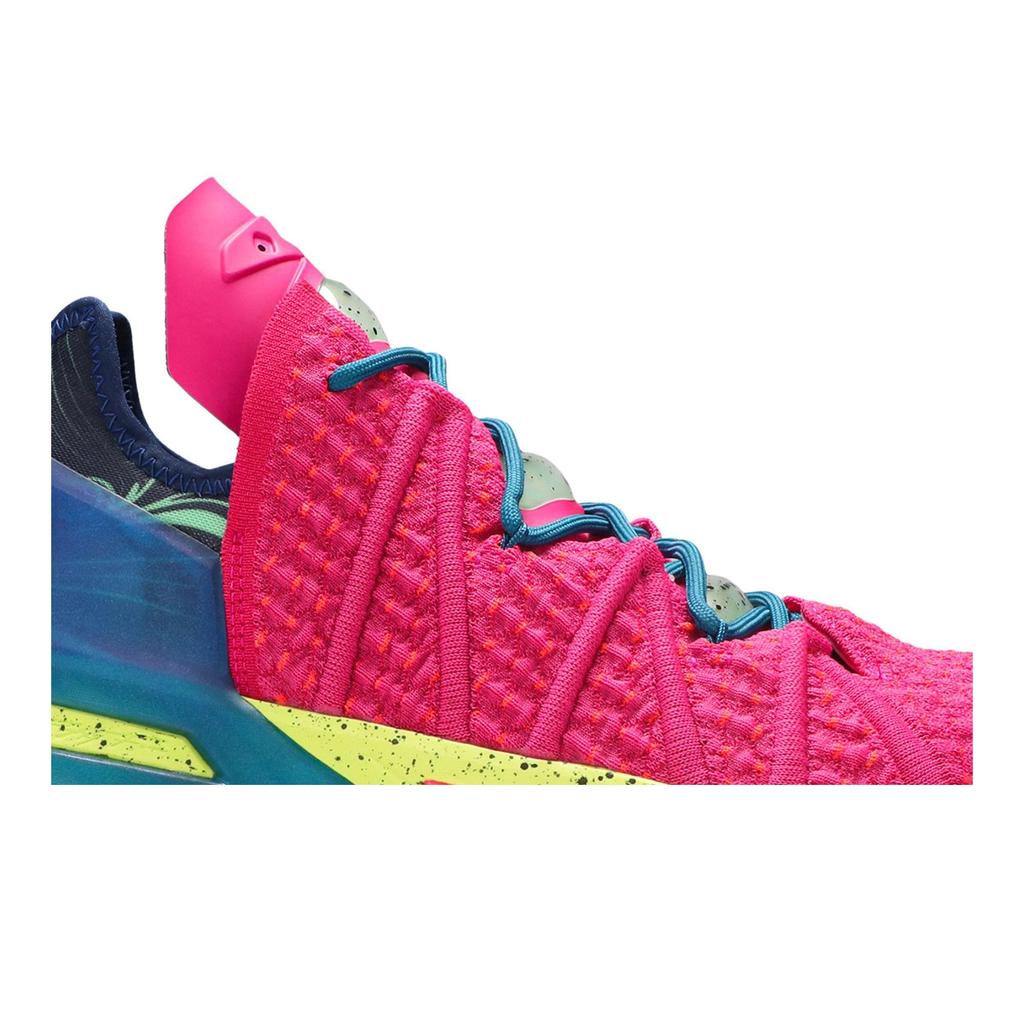 Nike LeBron 18 'Los Angeles By Night' (Unisex) Pink Prime / Multi-Color Basketball Shoes DB8148 600