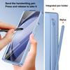 Phone Case for Samsung Z Fold 6 PC Shell with Pen Slot Spring Hinge Protection & Integrated Kickstand Full-Body Cover with Tempered Glass Screen Guard