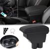 JYUNN AQUA Car Armrest, Toyota Aqua NHP10/NHP10H, Charging Port, Storage Cushion, Dual Layer Type,