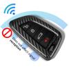 Real Carbon Fiber Key Fob Cover Case Shell Protector Fits for Toyota Supra A90 Remote Key Fob Case Cover (sliver Black)