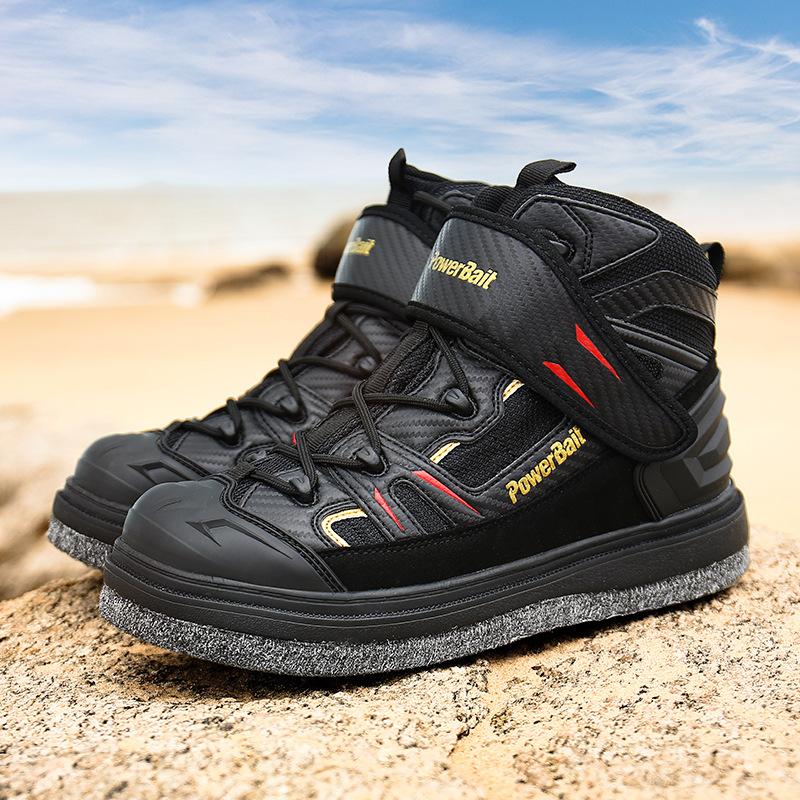 Men's Reef Shoes Non-slip Waterproof Felt Sole Steel Nails Professional Fishing Shoes Men's Outdoor Sea Fishing Shoes