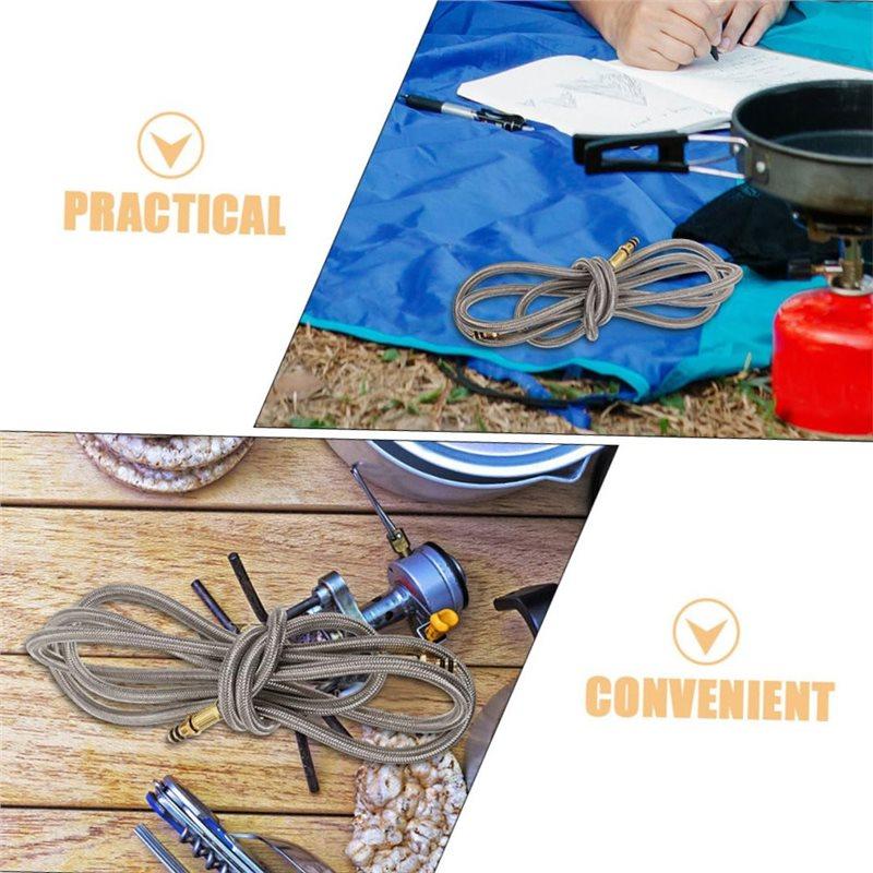 VOFUN-Split Type Repair Pipe 150Cm Camping Gas Adapter Outdoor Stove Extend Tube Furnace Converter Connector Tank Adaptor