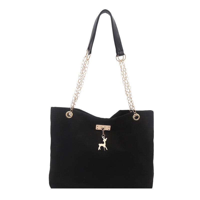 Retro commuter texture chain shoulder bag women s matte new texture underarm bag tote bag women