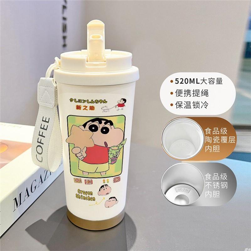 Cartoon Xiaoxin Thermos Cup 111 Stainless Steel Student High Value Office Coffee Cup Large Capacity Water Cup