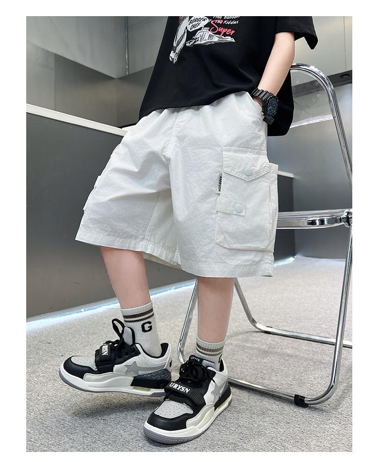 Men's Pants, Children's Summer Work Pants, 2026 New Trend, Boys' Summer Thin Shorts, Young Master's Casual Pants