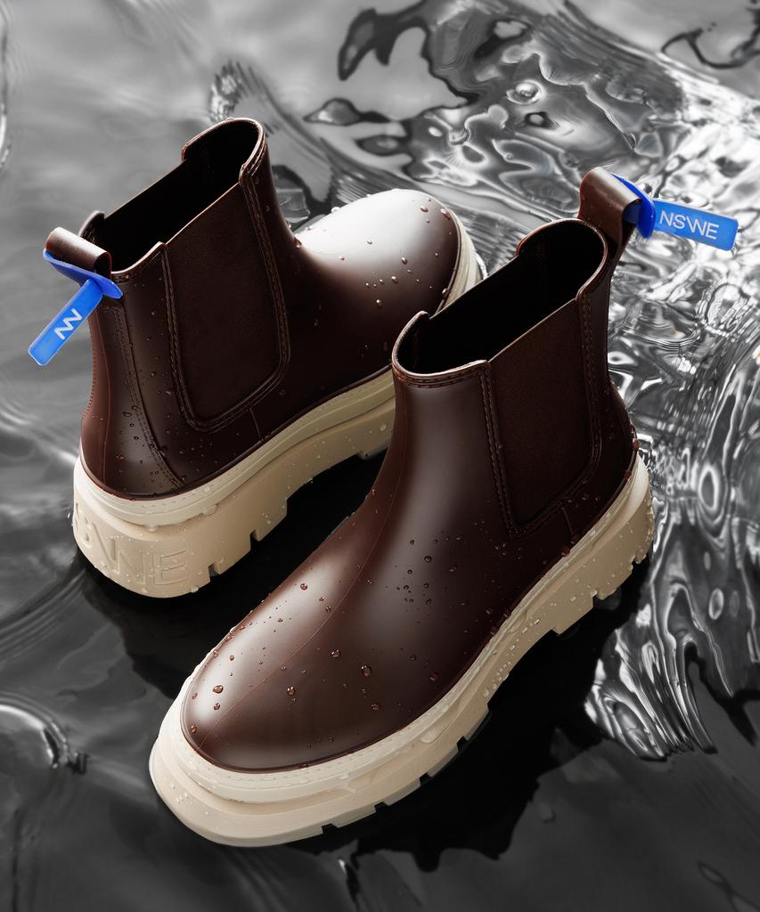 Nswe Vlocker Chelsea Rain Boots 7Cm (Russin Brown) -Nsw102Ro