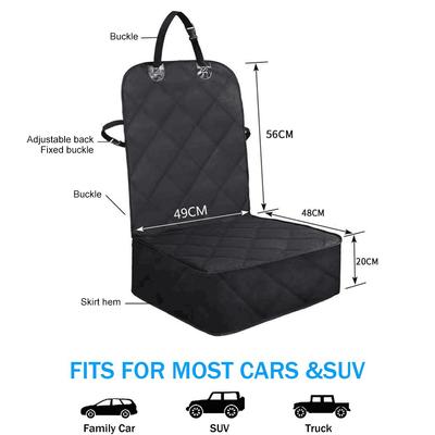 Dog Car Front Seat Cover Waterproof Folding Car Rear Back Seat Mat Car Rear Seat Mat Cushion Protector Car Travel Accessories