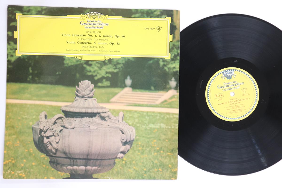 

LP Record ERICA MORINI, FERENC FRICSAY, RADIO - Bruch Violin Concerto No1 In G Mino LPM18577 DEUTSCHE GRAMMO 1959 UK Classical Used
