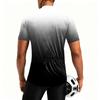 Herren Kurzarm Fahrradtrikot Atmungsaktiv Schnelltrocknendes Material Halber Reißverschluss Leichte Sportbekleidung für Outdoor-Sportarten