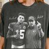 Patrick Mahomes Andy Reid T-Shirt Kansas Football Vintage Graphic Tee Comfort Colors Sweatshirt Funny Middle Finger Sports Fan Gift