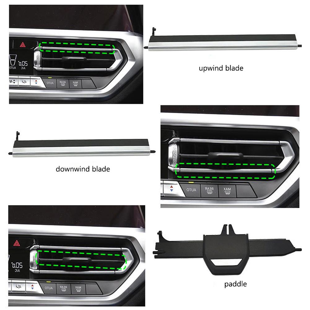 Front Middle AC Air Vent Grille Outlet Repair Kit Front Air Outlet Grille Slide Repair Kit Parts For BMW 2 3 4 Z4 Series G20 G28