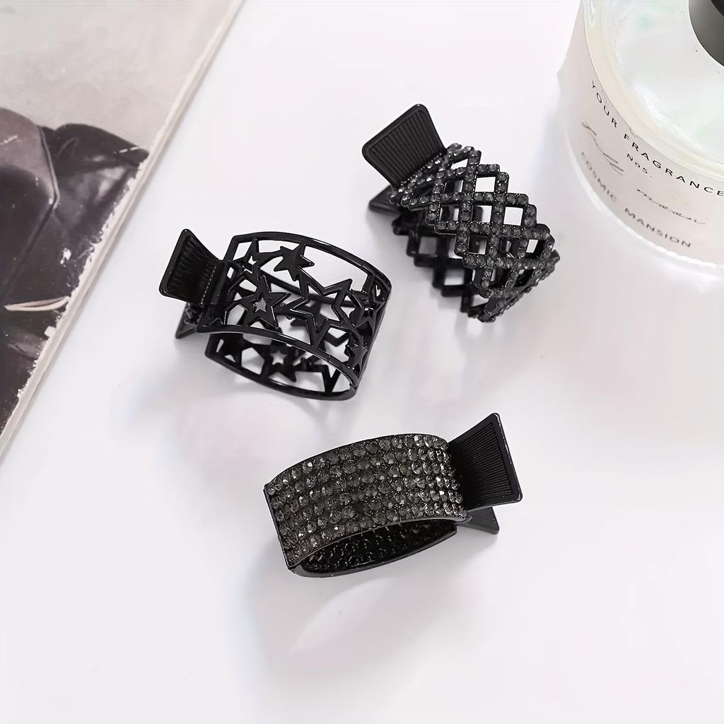 Heavy Duty Ponytail Clips Anti-Sagging Hair Paw with Safety Grip Women's Non-Slip Ponytail Clip Updos Ponytail Buns Formal and Daily Hairstyles