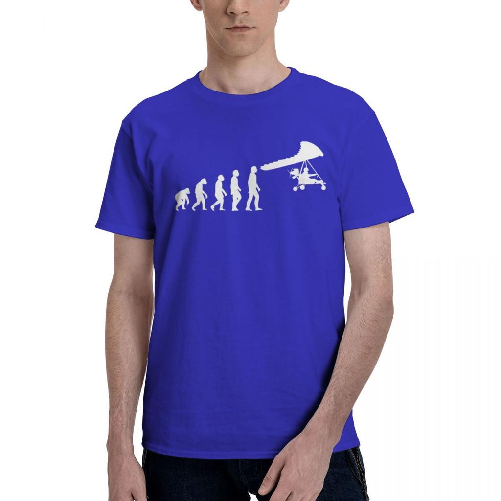 Entwicklung von Ultraleichtflugzeug-Piloten, Mann, der Segelflieger fliegt, 100% Baumwolle, Lässig, Atmungsaktiv, Bequem, Hemd, Herrenbekleidung, Marken, Grafik