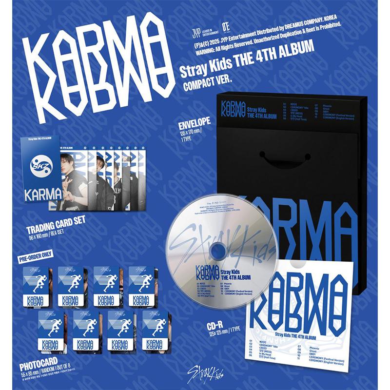 [Vorbestellung] Stray Kids - das 4. Album [KARMA] COMPACT Ver. (+Online-Vorteil)