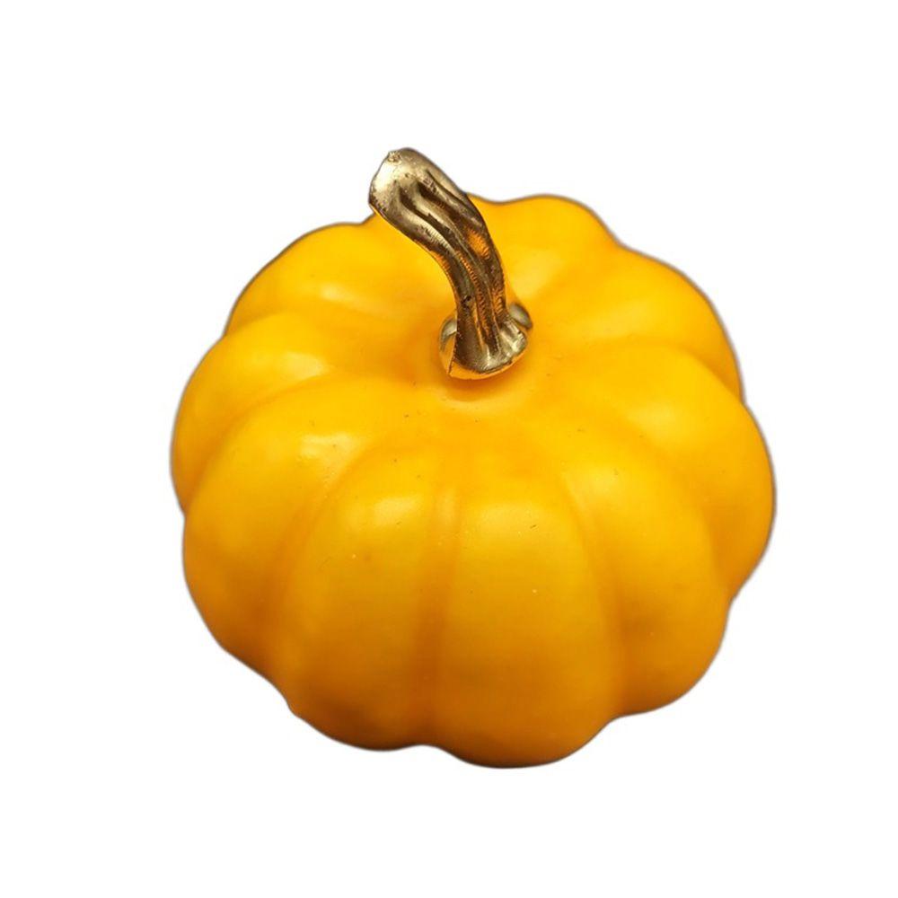 Fake Vegetable Artificial Pumpkin Halloween Decoration Fall Harvest Decor Simulation Pumpkin Model