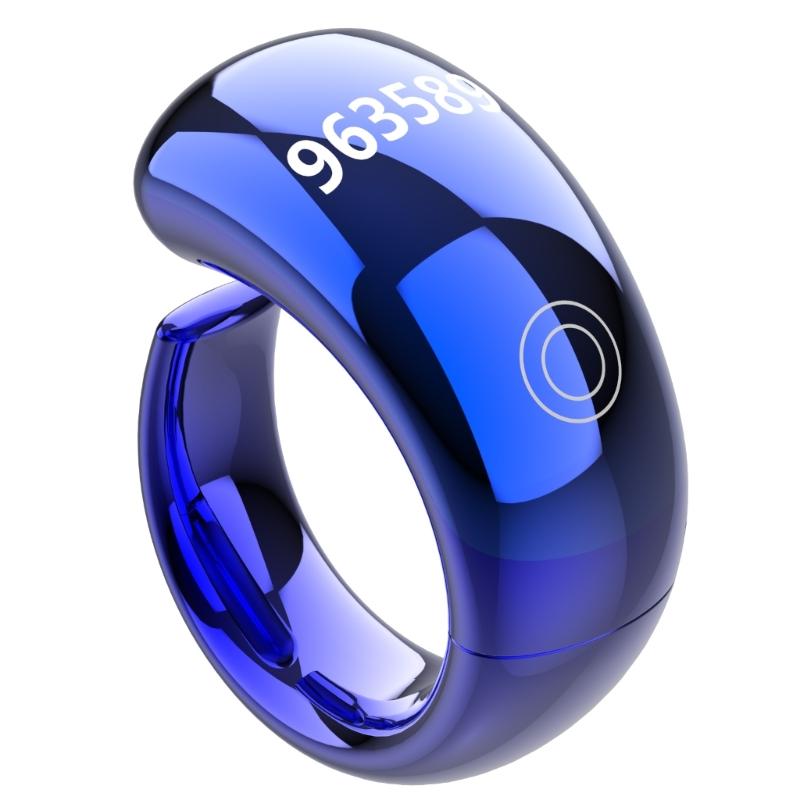 Multifunction Digital Counting Rings Mobile App Control Wearable Adjustable Size for Spiritual Practices Daily Prayer