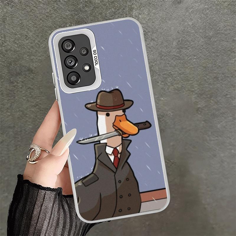 

Funny Cartoon Goose Game Shockproof Phone Case for Samsung A17 A16 A15 A14 A37 A57 A36 A56 A26 A35 A55 A25 A34 A54 A24 A13 A23 A Samsung A33