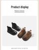 Autumn/Winter Martin Boots: Velvet-Enhanced Infant First Steps, Leather Short Boots for Boys & Girls