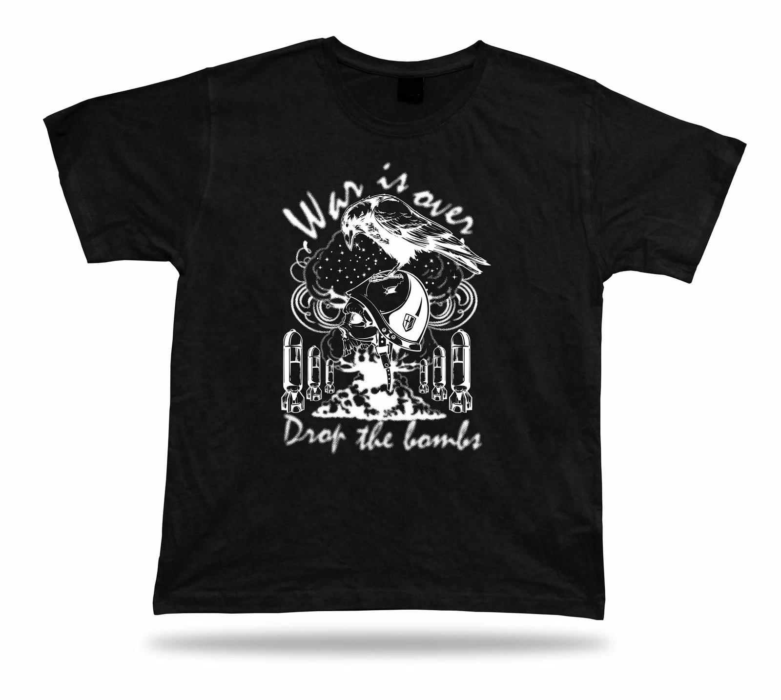 Tshirt Tee Shirt Birthday Gift Idea War Is Over Bomb Explosion Raven Soldier M