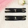 2 pezzi Reggicalze Neri Elastici da Donna con Cinghie Incrociate Regolabili Stile Punk Gotico Fasce Elastiche per Gambe per Feste Matrimoni
