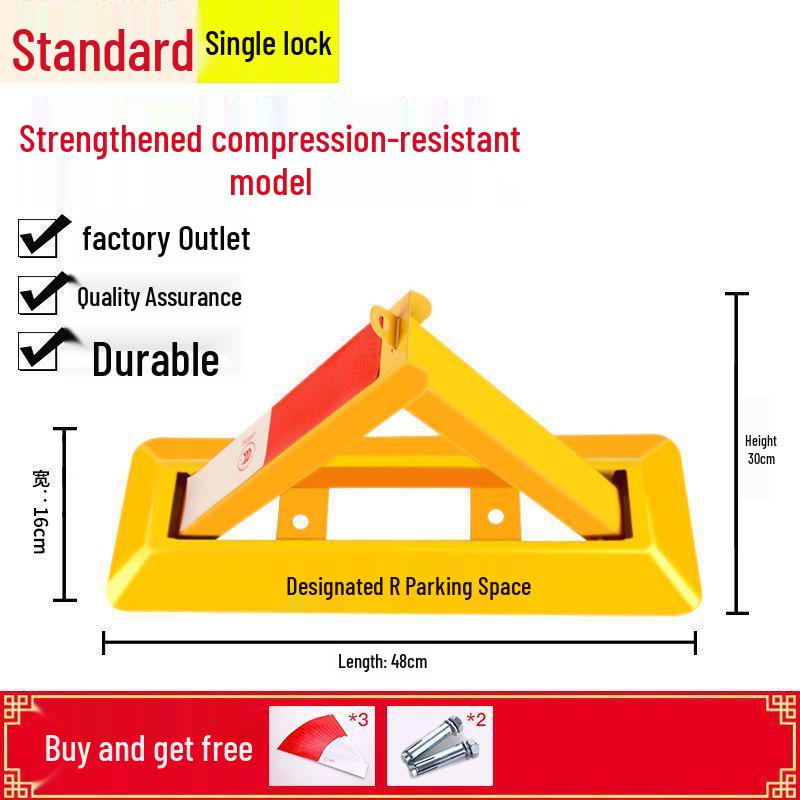 Blocator de sol triunghiular rezistent pentru locuri de parcare în garaje