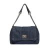 Large Capacity Women's Shoulder Bag Denim Tote Bag Messenger Bag Women's Fashion Chain Bag Commuter Bag