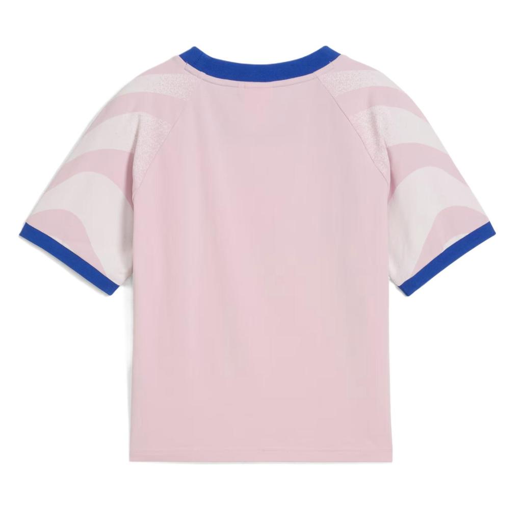 Puma X KidSuper Studios Fashionable Versatile Soft Trendy Short Sleeve T-Shirt Women Tops Light-Purple 631668-90