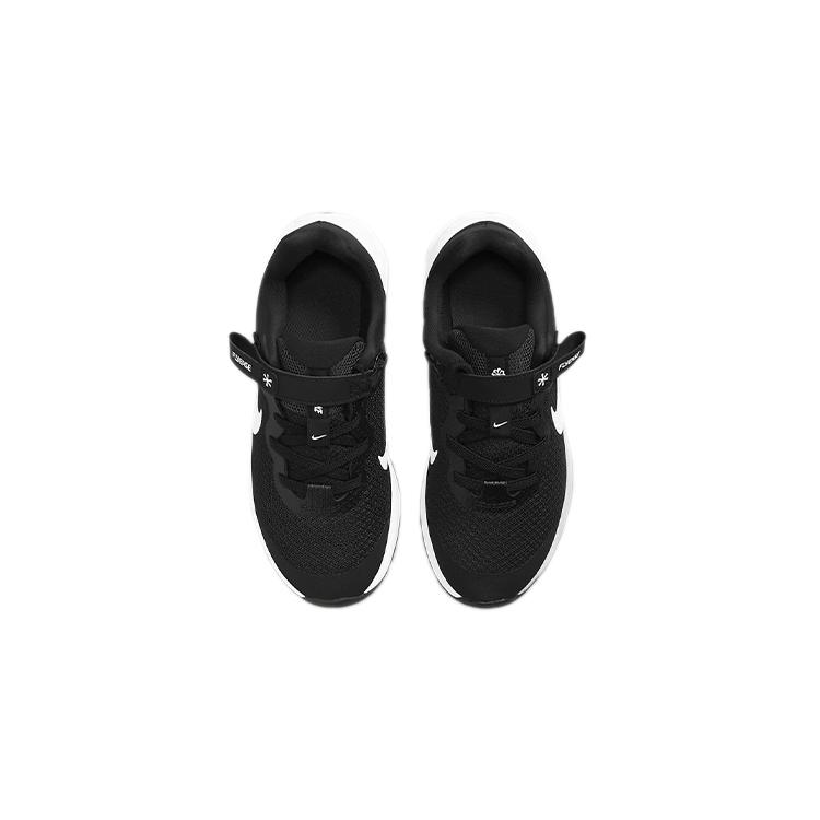 Nike REVOLUTION 6 FlyEase Materiale Riciclabile Scarpe da Corsa Basse per Bambini Nero Bianco Bambini Età 3 7 Anni DD1114-003
