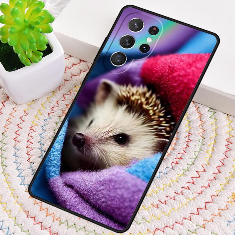 Süße kleine Igel Handyhülle für Samsung Galaxy note 10 pro S26 Ultra S23 S24 FE S25 S21 S22 PLUS stoßfeste Hülle