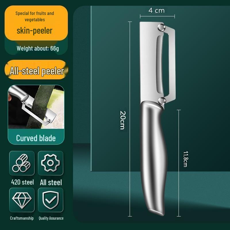 Stainless Steel Kitchen Peeler for Kohlrabi - New User 0.01 Offer