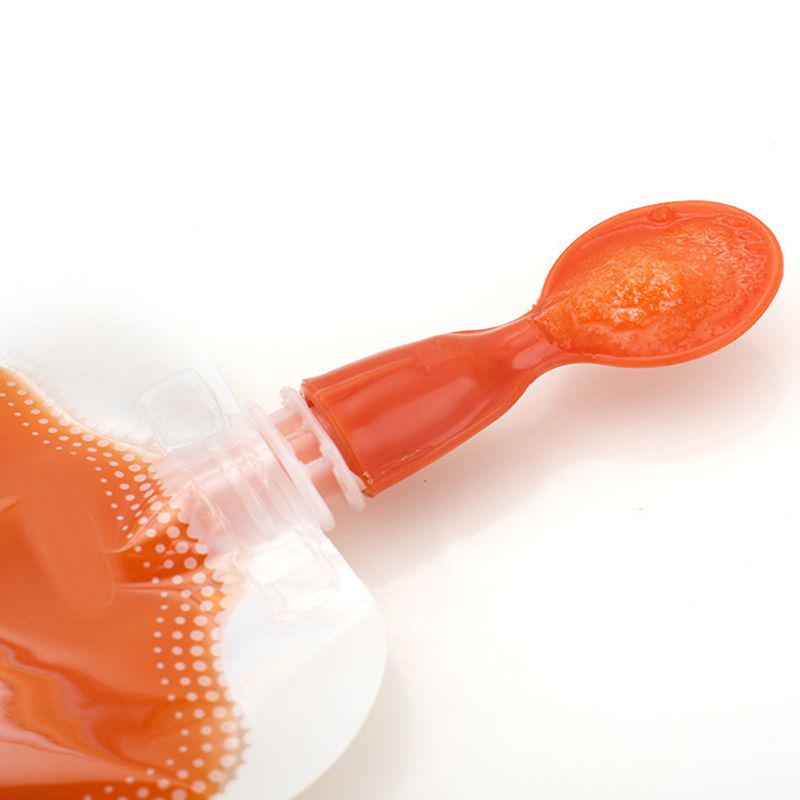 Baby Spoon Food Preservation Packaging Bag Sealing Device Child Feeding Device Dispensing Bag