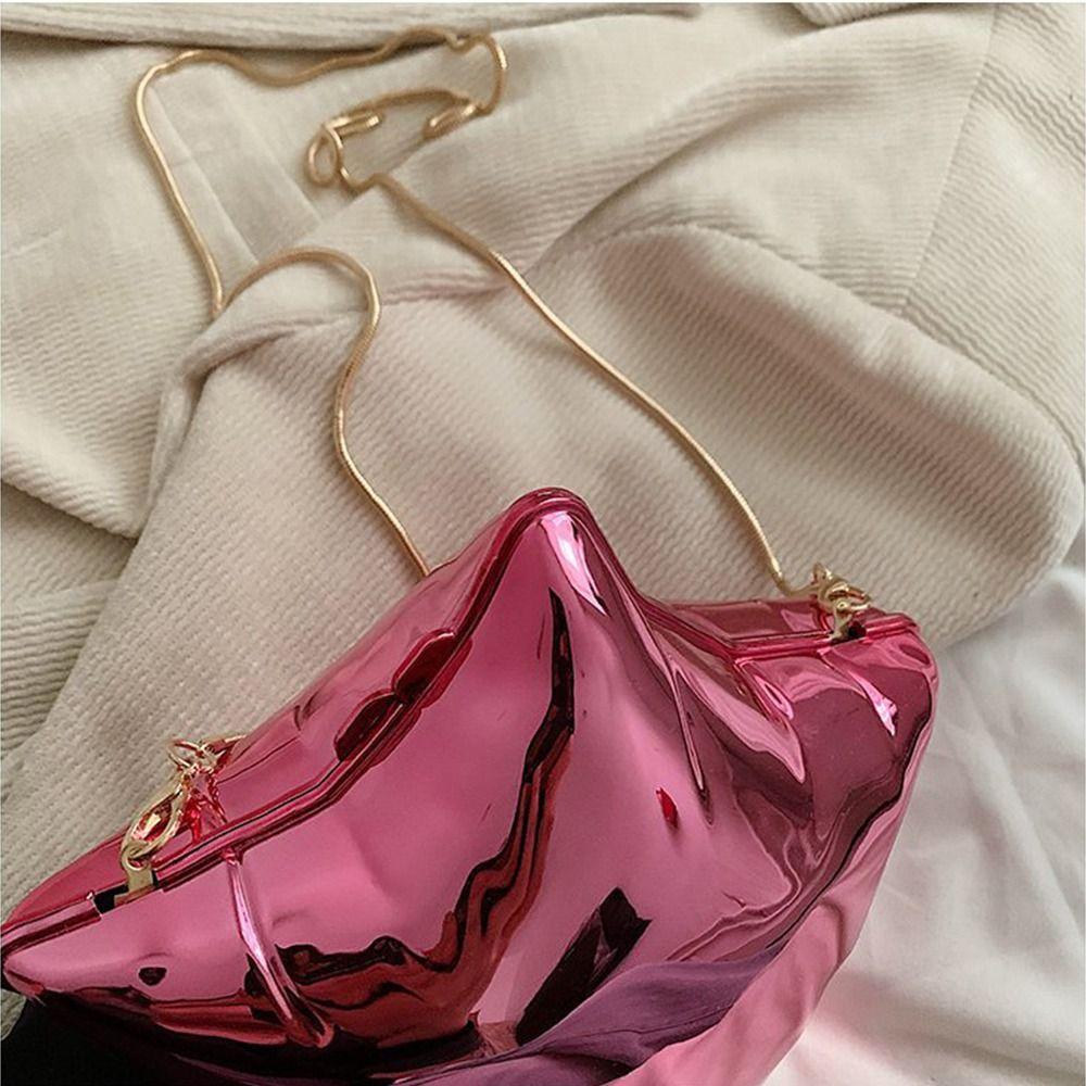 Korean Style Banquet Chain Bag Silver Funny Party Bag Retro Bright Star Shoulder Bag Gift