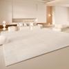 Tappeto color crema per soggiorno, nuovo, lusso leggero, di alta gamma, in peluche, tappetino per pavimenti, ampia area, impermeabile e antimacchia