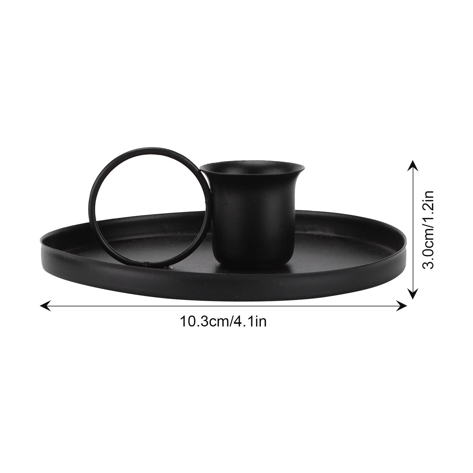 

Ретро подсвечник металлический кованый настольный подсвечник подставка для свечи с ручкой домашние свадебные украшения чёрный