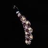 Korean Style Crystal Hair Claws Elegant Sweet Hairpins Rhinestones Banana Clip  For Women Girls