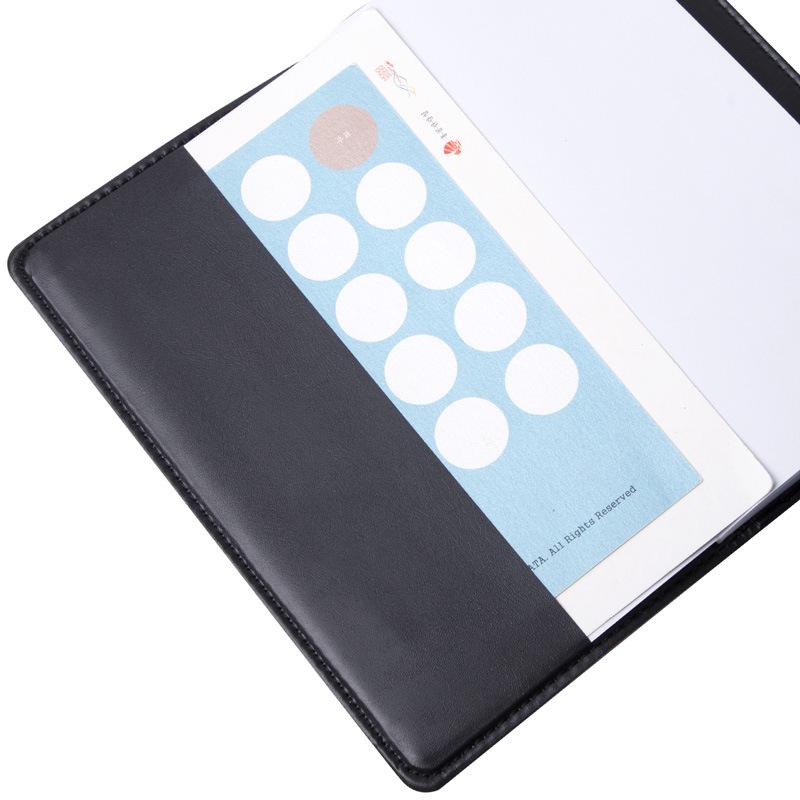 Leather Notebook with 80 Sheets (Black) - 7903 Model, 48K Size