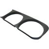 2x Front Headlight Lamp Bezel Trim for 2008-14 Dodge Challenger Black 68051527AA