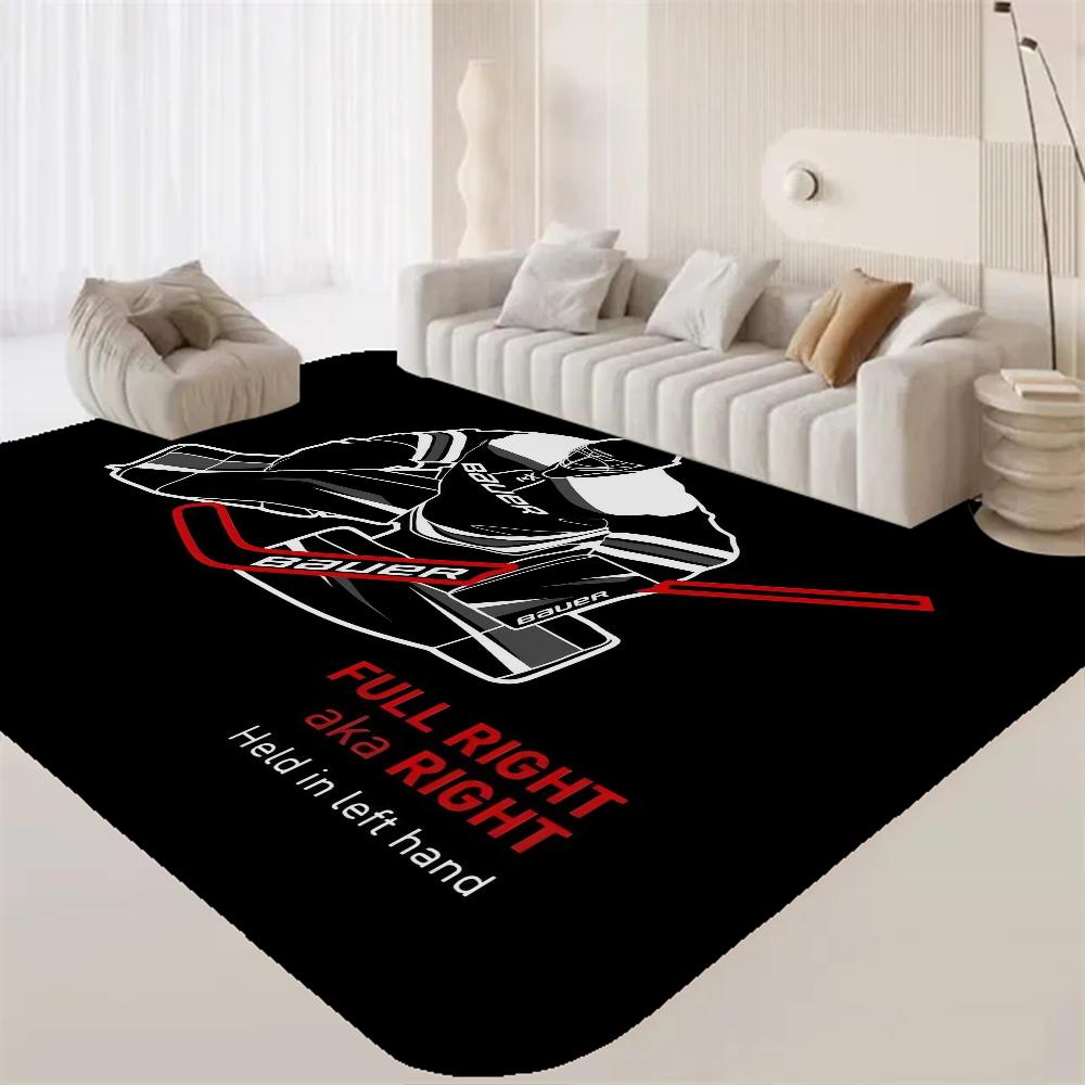 B-Bauer Hockey Bodenmatte Rechteck Rutschfest Zuhause Weich Badematte Haustür Innen Außen Matte Willkommen Fußmatte