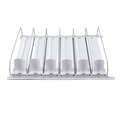 Dryck Automatisk Påskjutare Glid ABS Vit Bredd Justerbar 12oz 16oz 16.9oz 20oz Kylskåp Läskburk Organiserare för