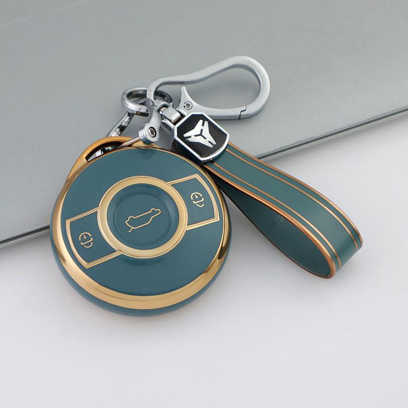 Mercedes Smart Fortwo R Key Cover 2022: Brabus Pro Gold Edge Protective Shell