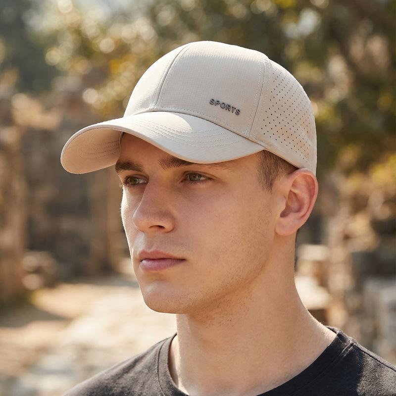 Lightweight Men's Baseball Cap – Breathable Mesh Back Summer Hat for Hiking Fishing & Casual Wear