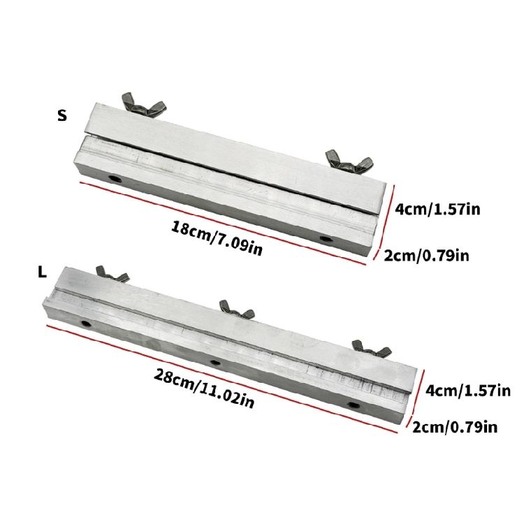 Jeweler Workpiece Holding Clamp Fixture for Engraving and Stamping, Manual Wing Nut Grooved Bar Tool for Jewelry Work