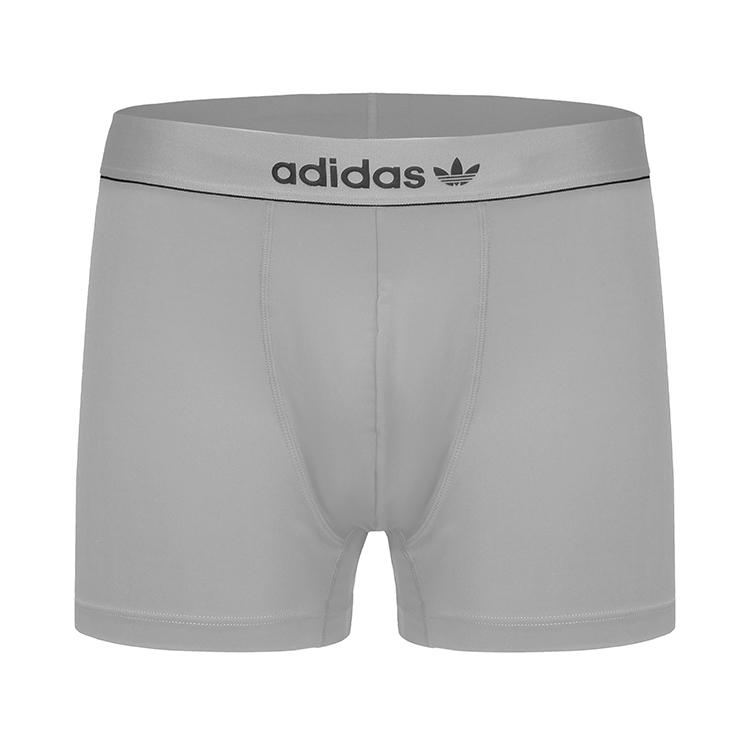 Adidas Originals Lightweight Sports Quick-Dry Boxer Briefs Moisture-Wicking Breathable Men Underwear Gray 4A6M51-201
