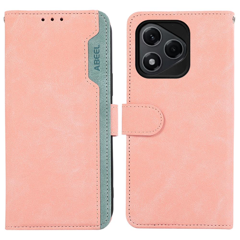 ABEEL For Honor 400 Lite Case Color Splicing Leather Flip Phone Cover RFID Blocking