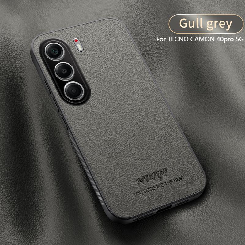 Luxury Business Leather Soft Frame Magnetic Cover For Infinix Tecno Camon 40 Pro Camon40Pro 5G Phone Cases Capa