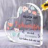 Plaque Décorative Acrylique Cœur Plat 2D Souvenir, Accent Floral, Cadeau pour Sœur, Cadeau de Remerciement Sincère pour Sœurs, Chambres d'Enfants, Déco Maison Style Classique