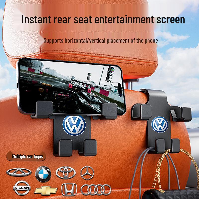 Universal Car Backseat Hook & Phone Holder