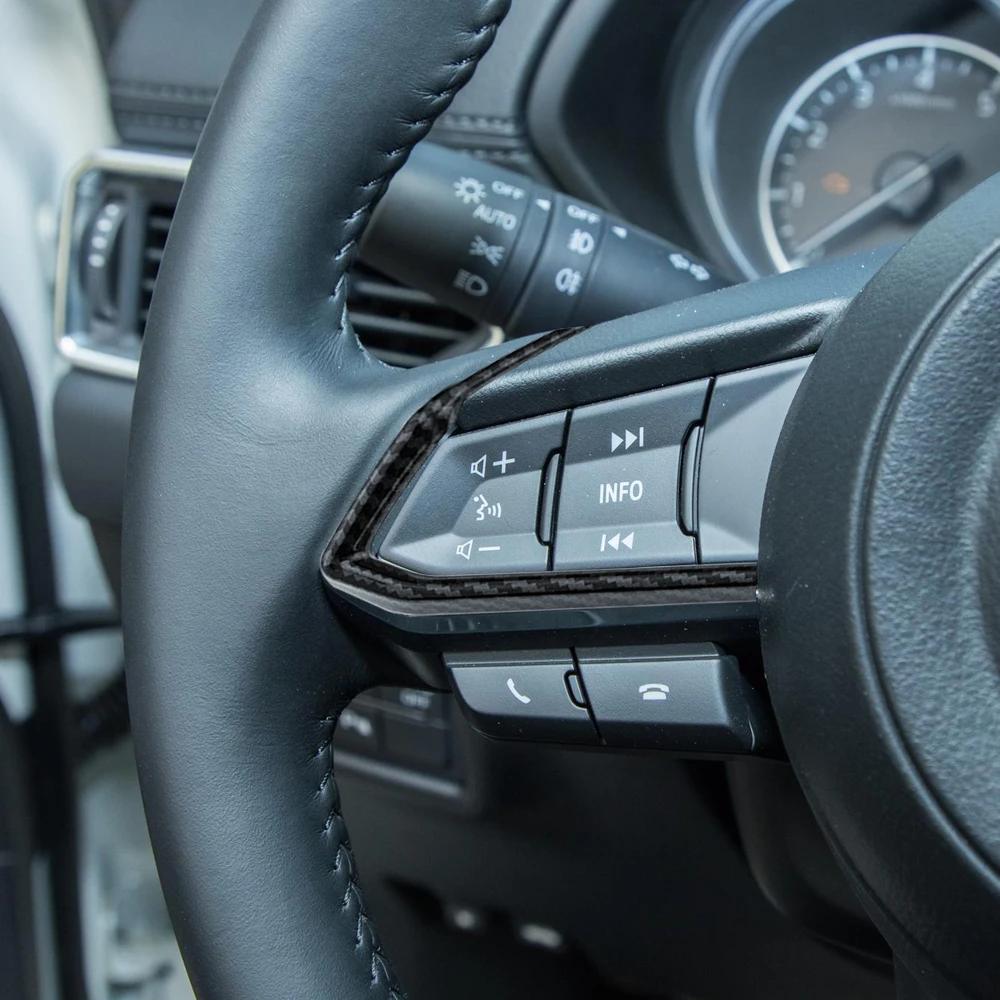 For Mazda 3 6 CX3 CX-3 CX-5 CX5 CX8 CX 9 Axela ATENZA 2017 2018 2019 3Pcs Car Steering Wheel Trim Sequins Cover Sticker